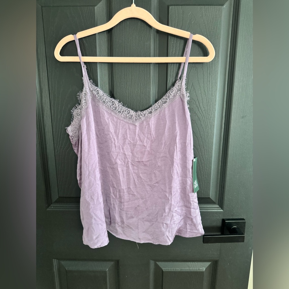 Wild Fable Mauve Lace Cami